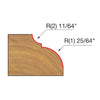 Freud Table Top Edge Classical Bold Bit 1/2" SH, 1-5/8" D, 5/8" CL