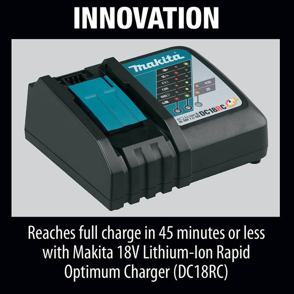 Makita BL1850B 18V LXT Lithium‑Ion 5.0Ah Battery