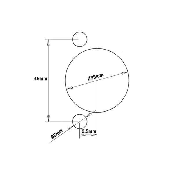 CMT334 Hinge Boring Head for BLUM 45/9.5 Hinges (Includes Tooling)