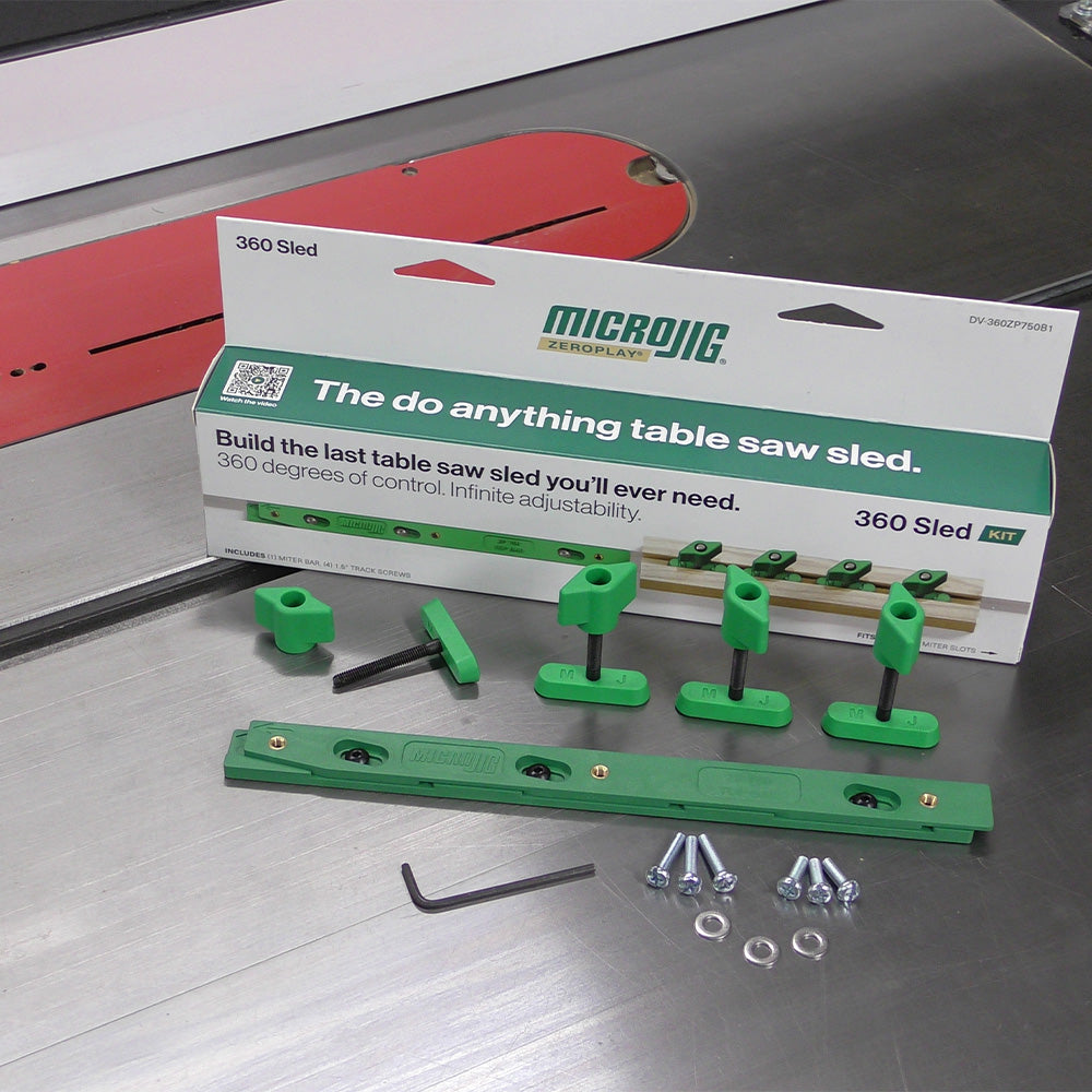 MicroJig ZEROPLAY 360 Sled Kit