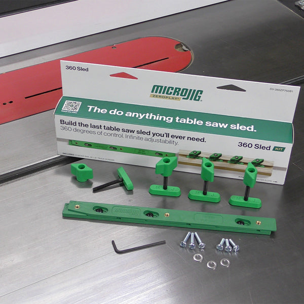 MicroJig ZEROPLAY 360 Sled Kit