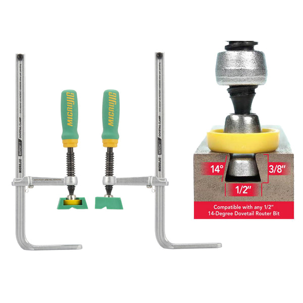 MicroJig MATCHFIT Dovetail Track Clamp AP