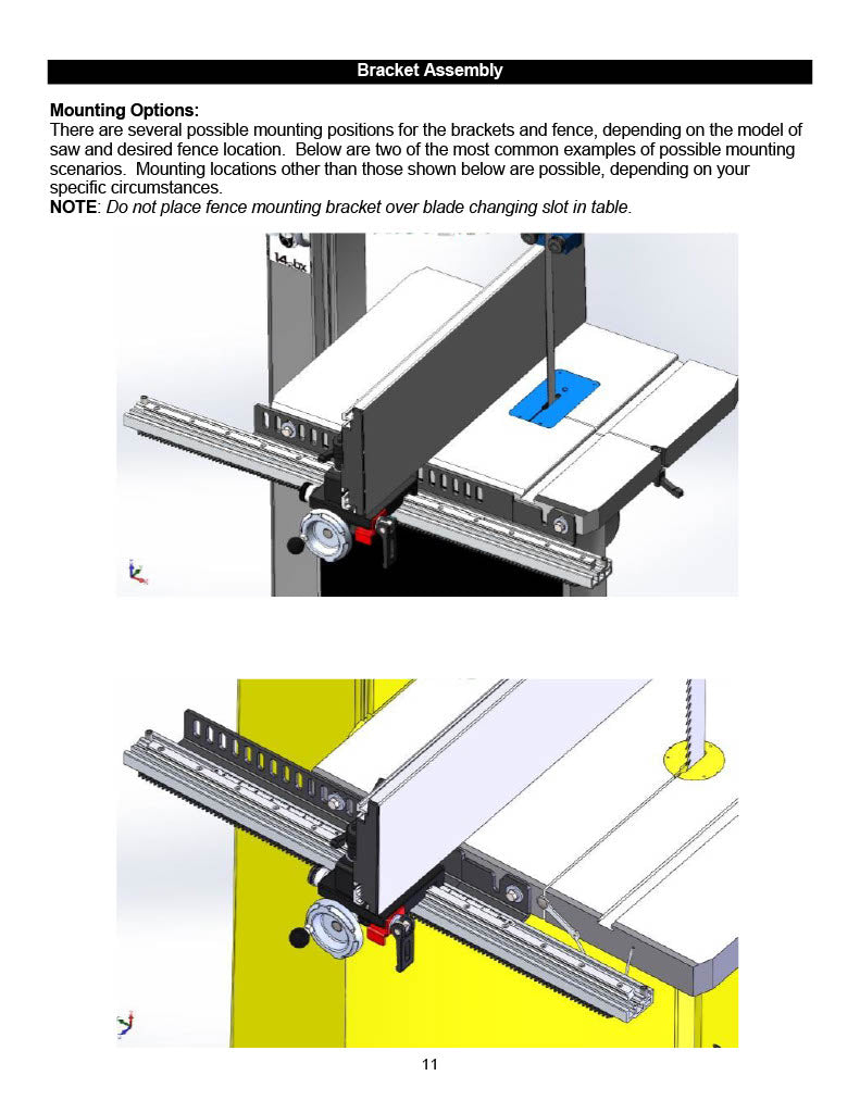 Laguna DXIII DriftMaster Bandsaw Fence System