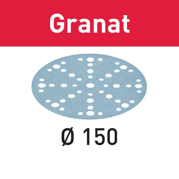 Festool D150 Granat Abrasive Discs - Box - Discontinued Grits