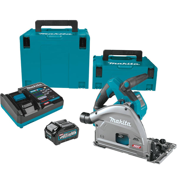 Makita GPS01M1J 40V XGT Brushless Cordless 6-1/2" Plunge Saw Kit (4.0 Ah)
