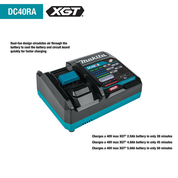 Makita GT201M1D1 40V XGT Cordless 2-Piece Drill & Driver Combo Kit (2.5 Ah/4.0 Ah)