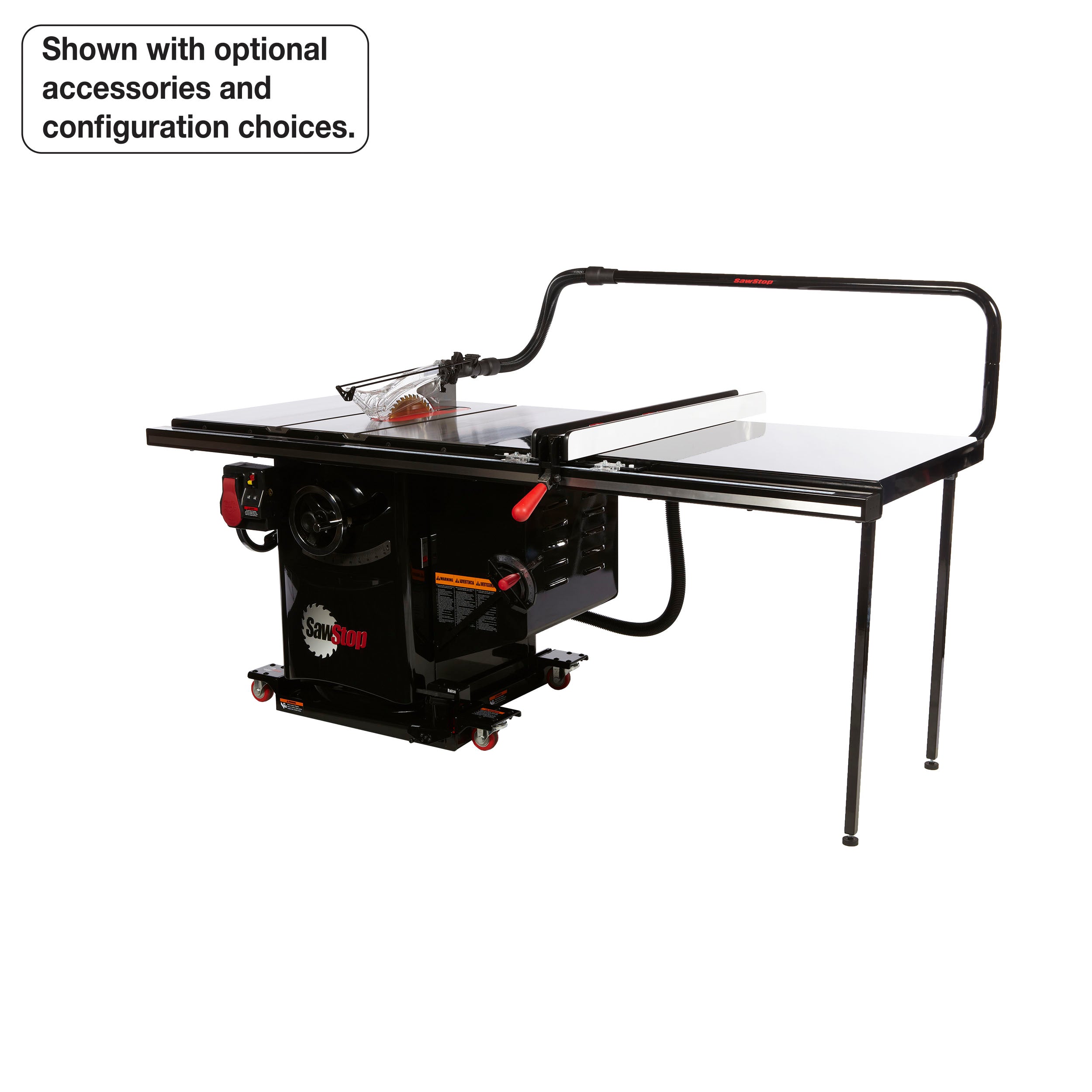 SawStop 5HP, 3ph, 230v Industrial Cabinet Saw w/ 52