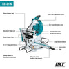 Makita LS1219L 12" Dual-Bevel Sliding Compound Miter Saw with Laser
