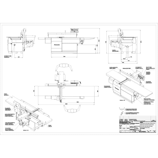 SCM L'invincibile F 7 - Tersa 20" Jointer