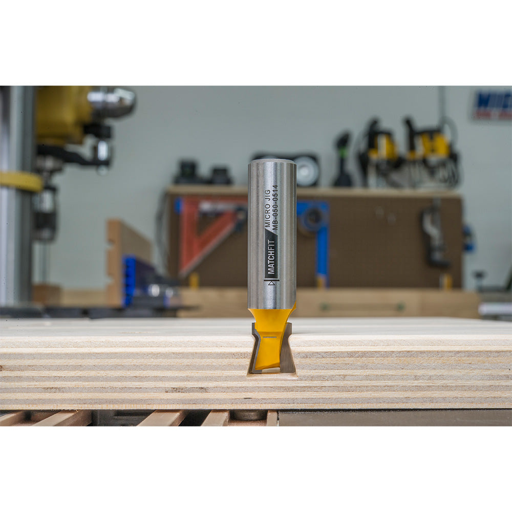MicroJig MATCHFIT Dovetail Router Bit (1/2