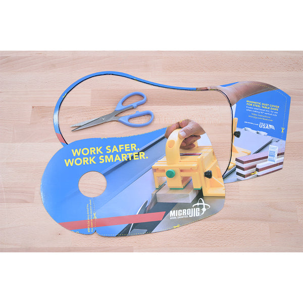 MicroJig Magnetic Dust Cover for Cabinet Saws