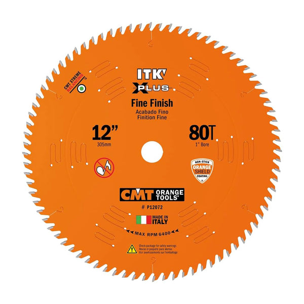 CMT ITK Plus Fine Finish Blade 12" x 80T