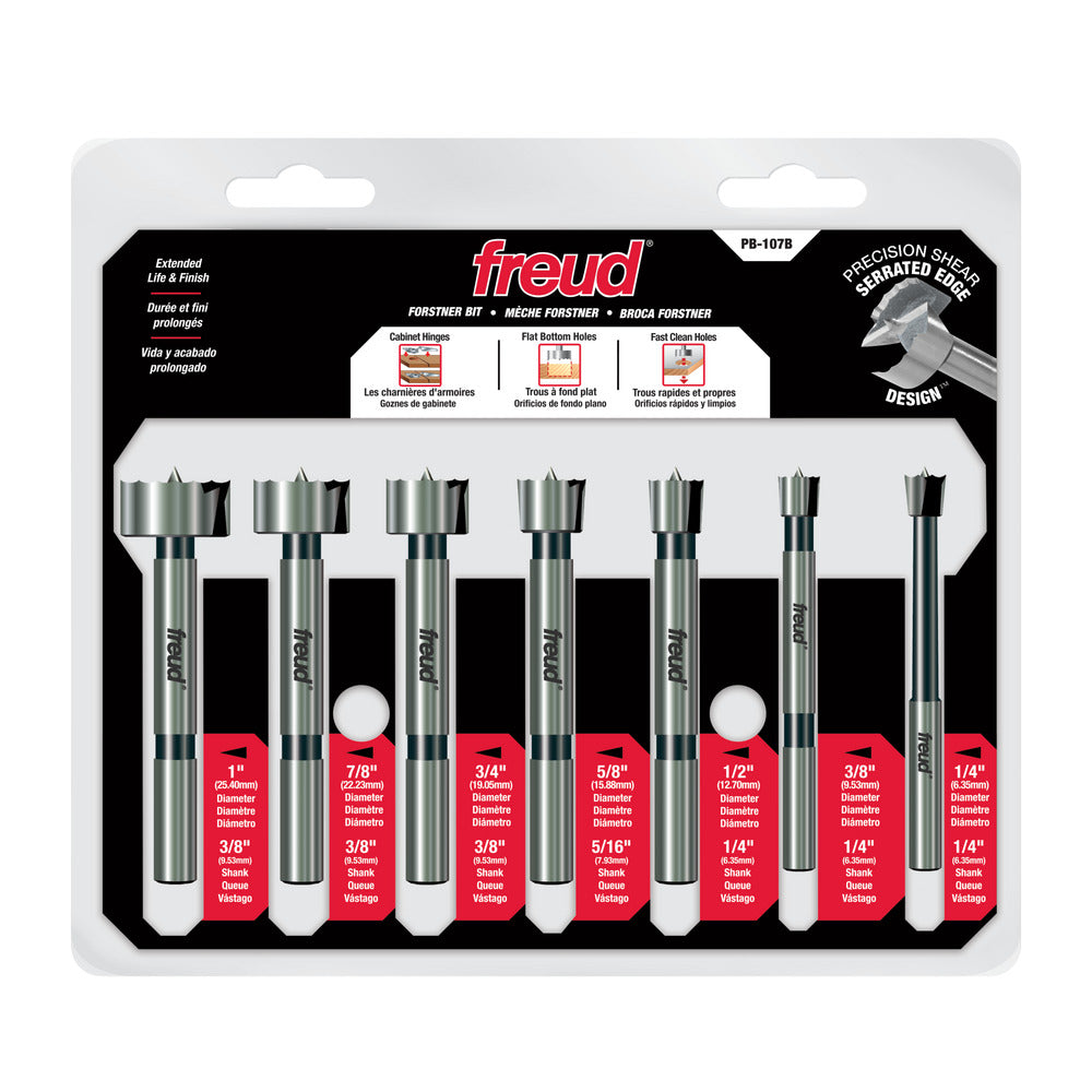 Freud 7-Piece Forstner Bit Set