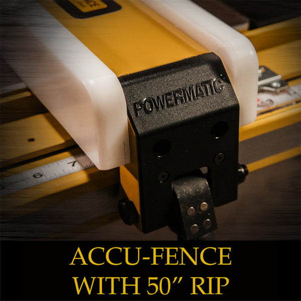 Powermatic 2000B 50" Rip Table Saw with Accu-Fence 3hp, 1PH, 230V