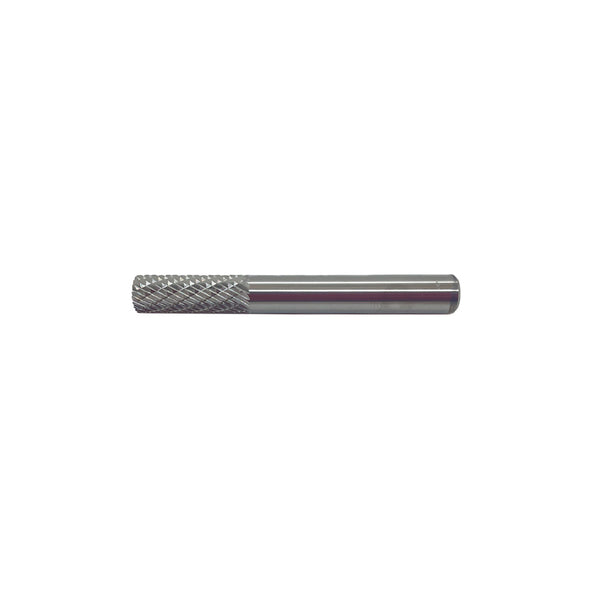 HTC SA-1 Double Cut Cylindrical Carbide Burr 1/4" SH, 1/4" D, 5/8" CL