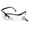 Pyramex Venture II Readers H2X Anti-Fog Safety Glasses - Clear Lens