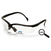 Pyramex Venture II Readers H2X Anti-Fog Safety Glasses - Clear Lens