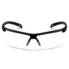 Pyramex Ever-Lite H2MAX Anti-Fog Half Frame Safety Glasses - Clear Lens