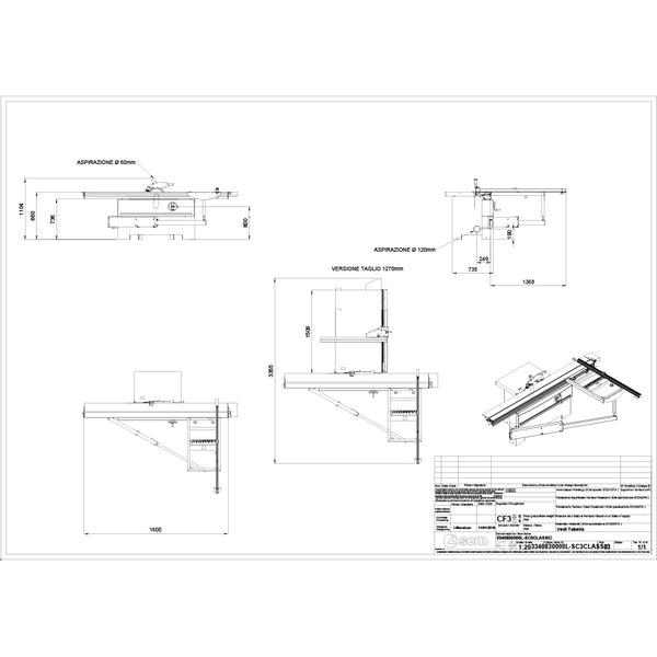 SCM Minimax SC 3C Sliding Table Saw