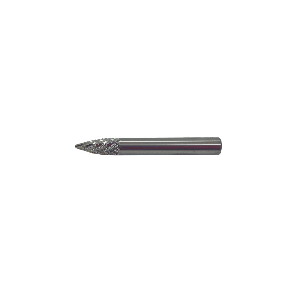 HTC SG-1 Double Cut Pointed Tree Style Carbide Burr 1/4