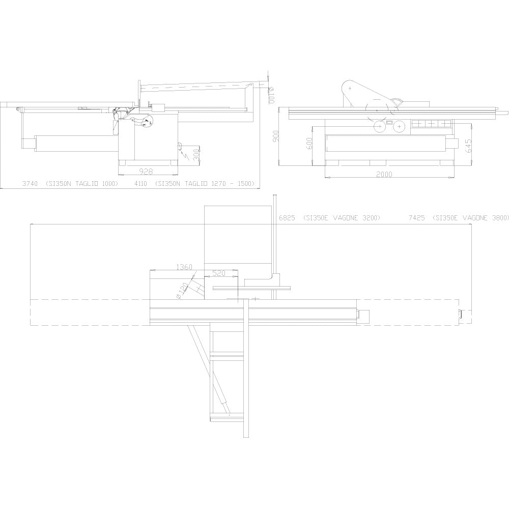 SCM Class SI 350 Sliding Table Saw