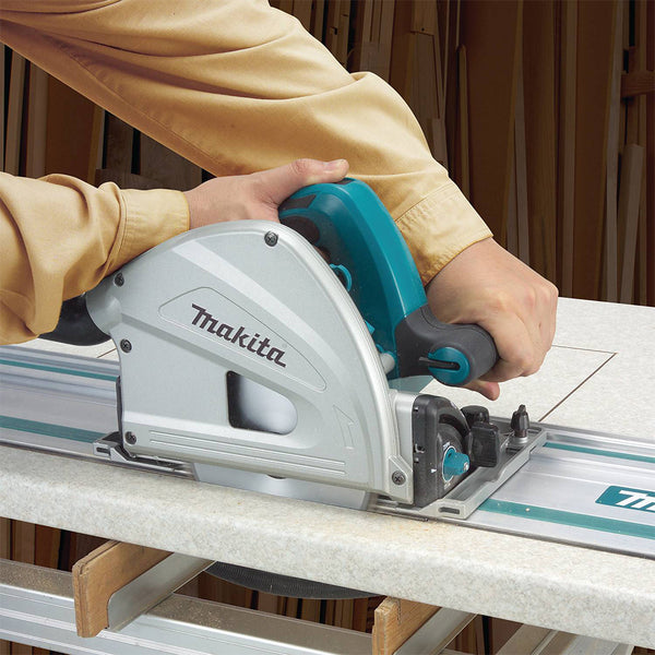 Makita SP6000J1 6-1/2" Track Saw Kit with Tool Case and 55" Guide Rail