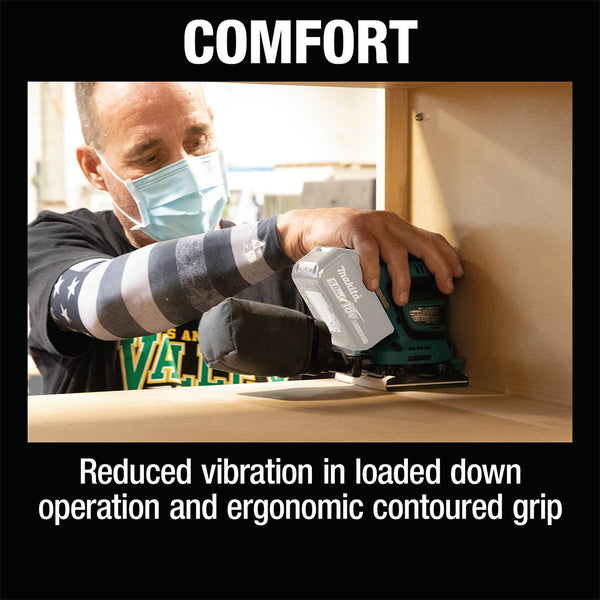 Makita XOB02Z 18V LXT Cordless 1/4 Sheet Finishing Sander (Tool Only)