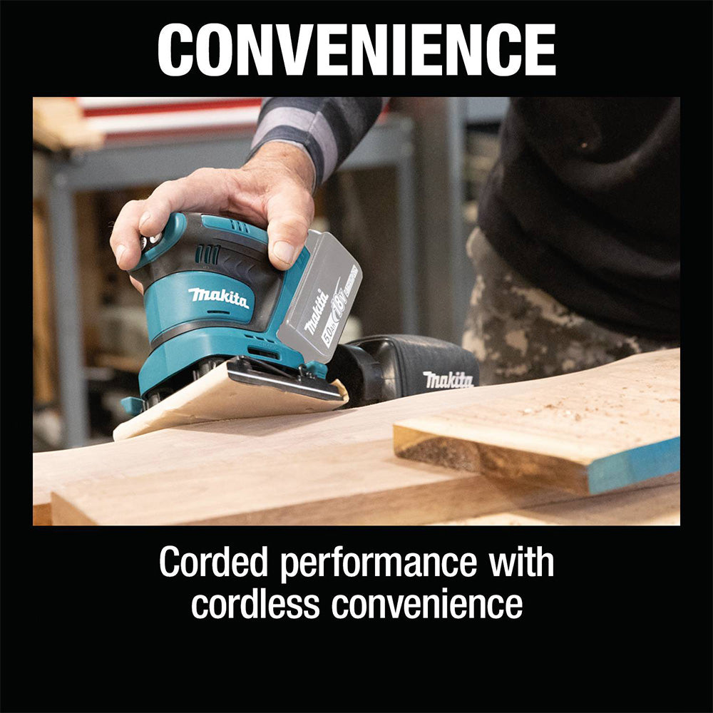 Makita XOB02Z 18V LXT Cordless 1/4 Sheet Finishing Sander (Tool Only)