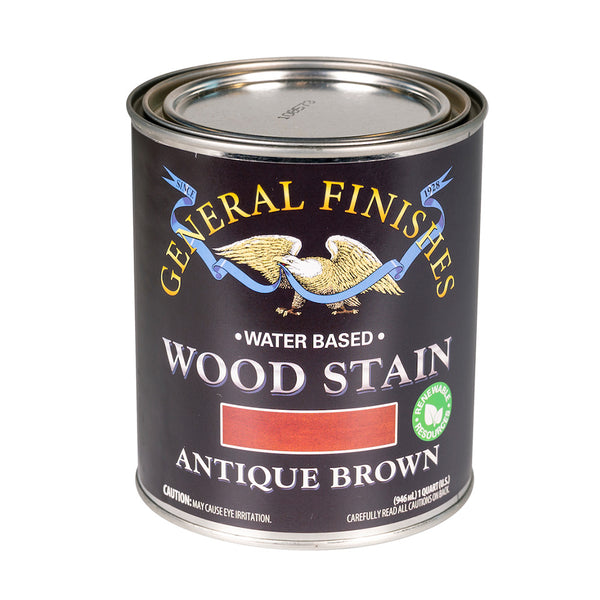 General Finishes Water-Based Wood Stains - Quart