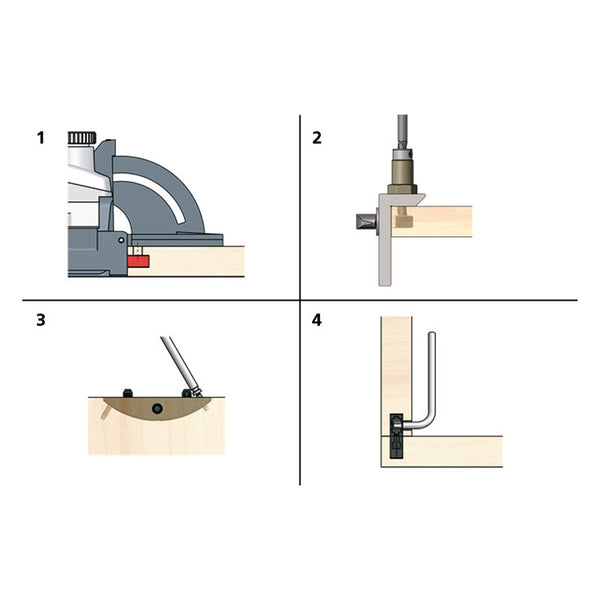 Lamello Clamex S-18  P-System Connectors