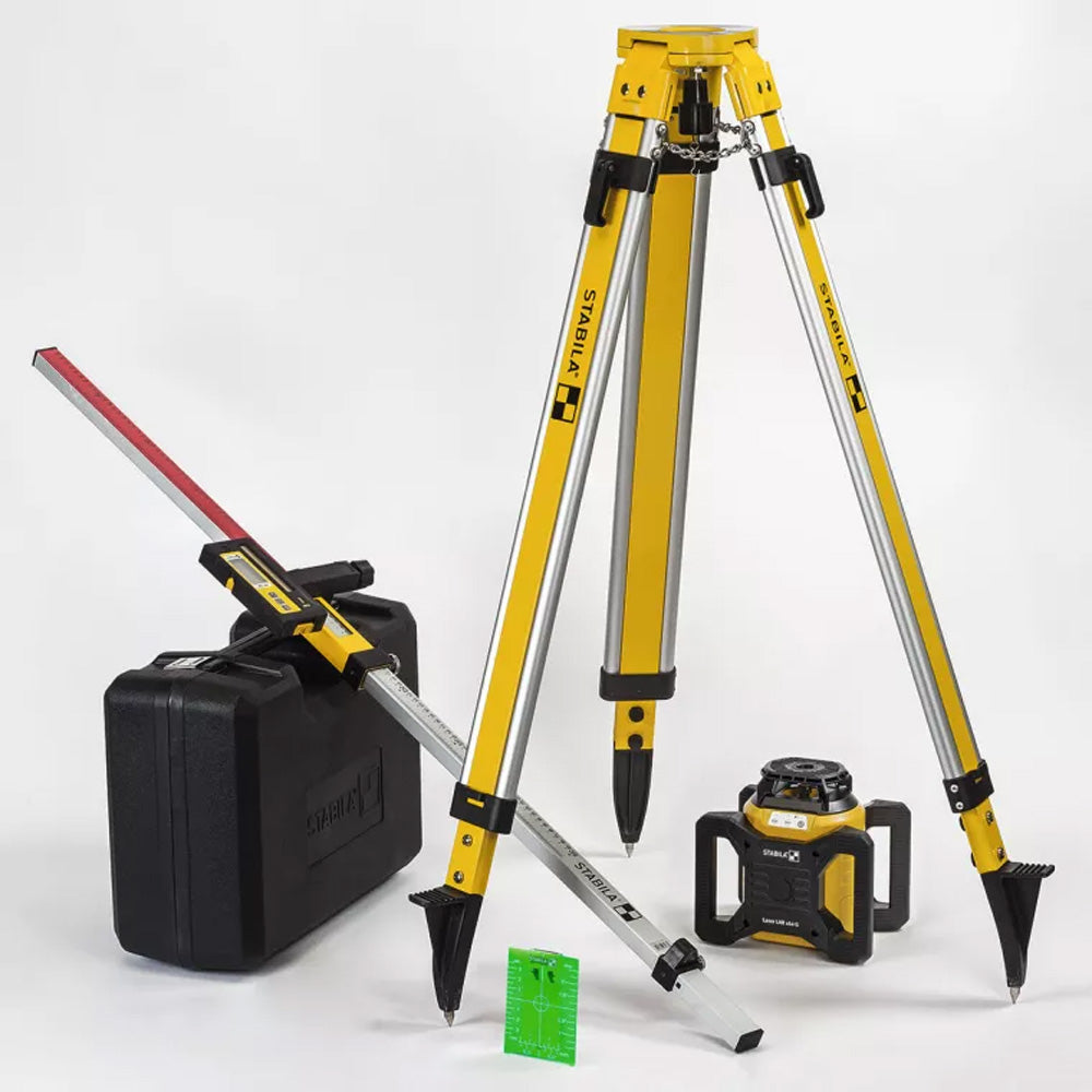 Stabila LAR 160 G Rotary Laser Set with Tripod & Grade Rod