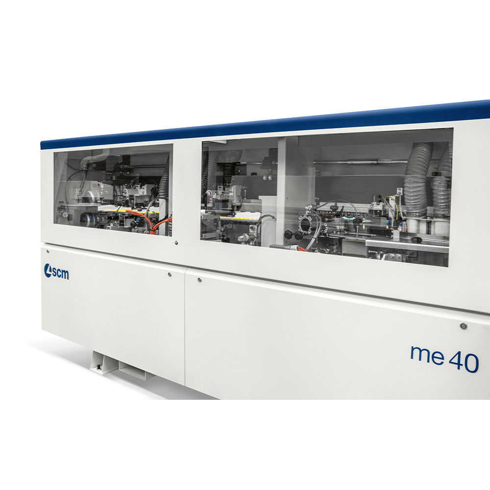 SCM Minimax ME 40ETR Automatic Edge Bander with Pre-Milling & Rounding Unit