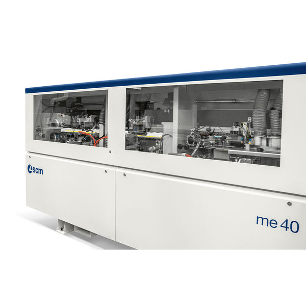 SCM Minimax ME 40ETR Automatic Edge Bander with Pre-Milling & Rounding Unit
