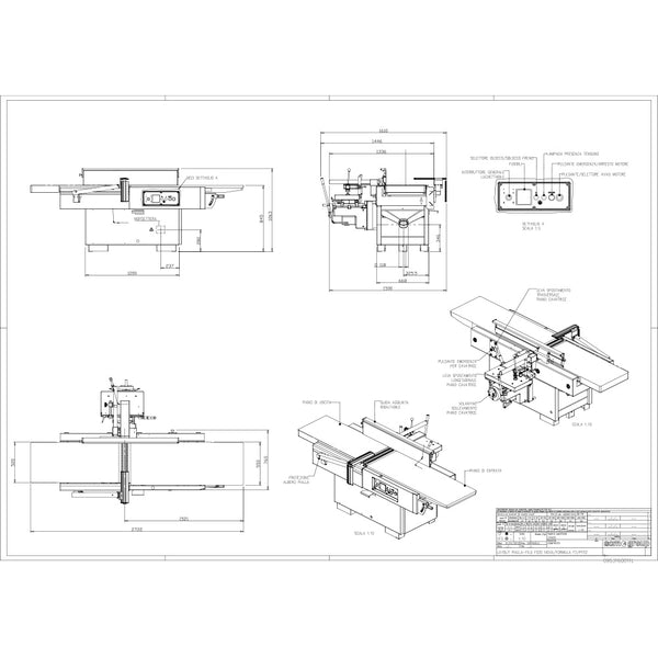 SCM Nova F 520 - Xylent 20" Jointer