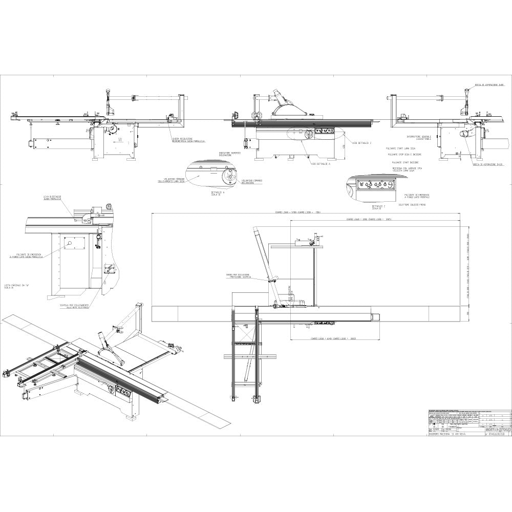 SCM Nova SI 400 Sliding Table Saw