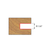 Freud Rail & Stile Profile Bit 1/2" SH, 1-1/2" D, 1/4" CL