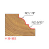Freud Classical Cove & Bead Bit 1/2" SH, 1-1/2" D, 5/8" CL
