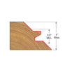 Freud Lock Miter Bit 1/2" SH, 2-3/4" D, 1-5/32" CL