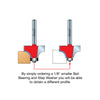 Freud Rounding Over Bit 1/4" Shank x 1/16" Radius