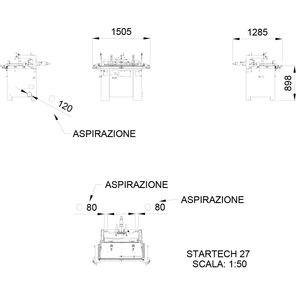 SCM Startech 27 Multi-Boring Machine