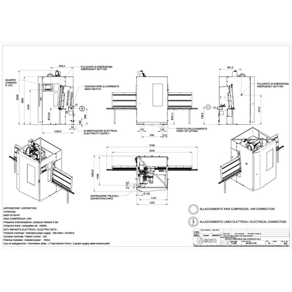 SCM Startech CN V CNC Boring and Grooving Center