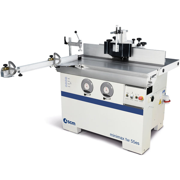 SCM Minimax TW 55es Tilting Spindle Shaper 8hp - 3PH, 220V