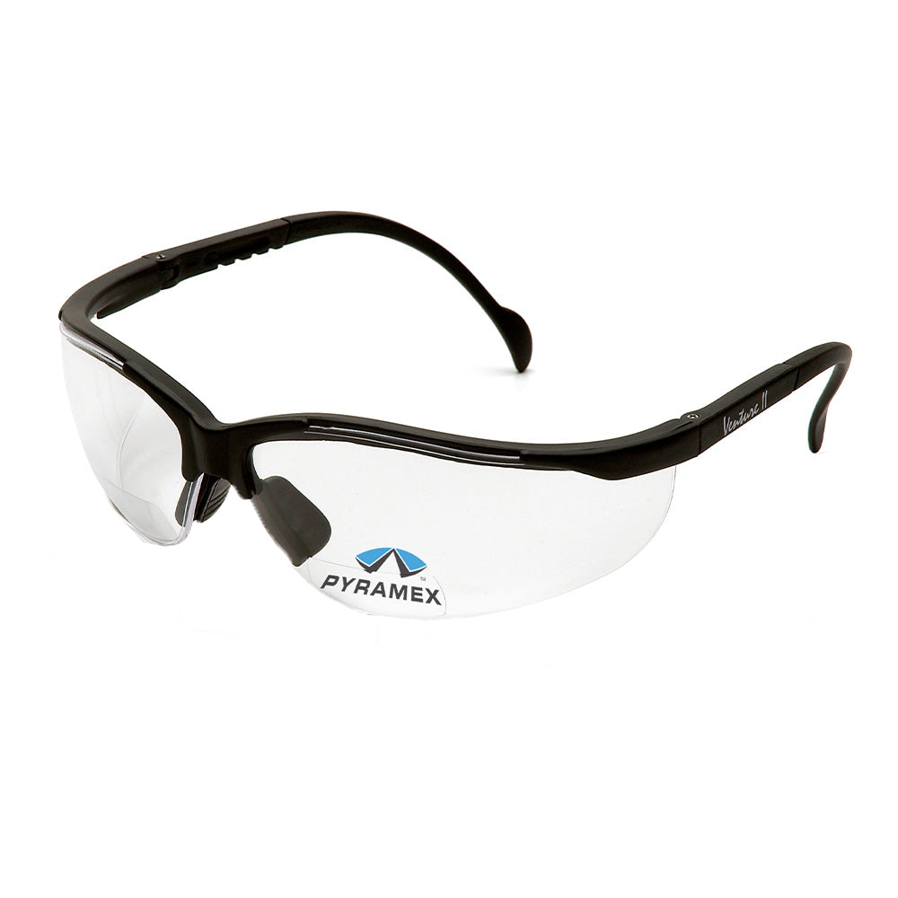 Pyramex Venture II Readers H2X Anti-Fog Safety Glasses - Clear Lens