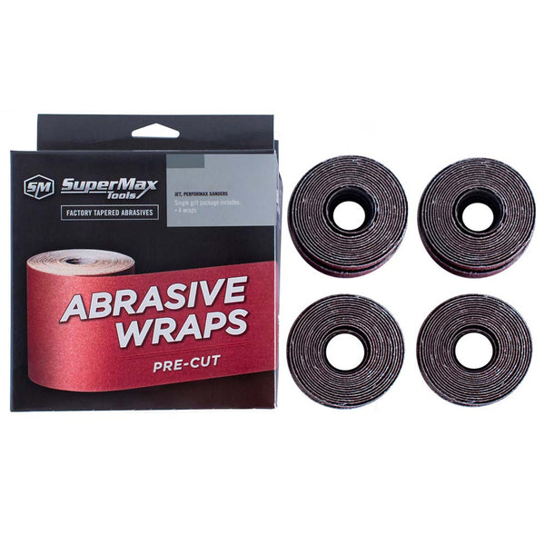 SuperMax 10" Drum Sander Abrasive Wraps (4 Pack)