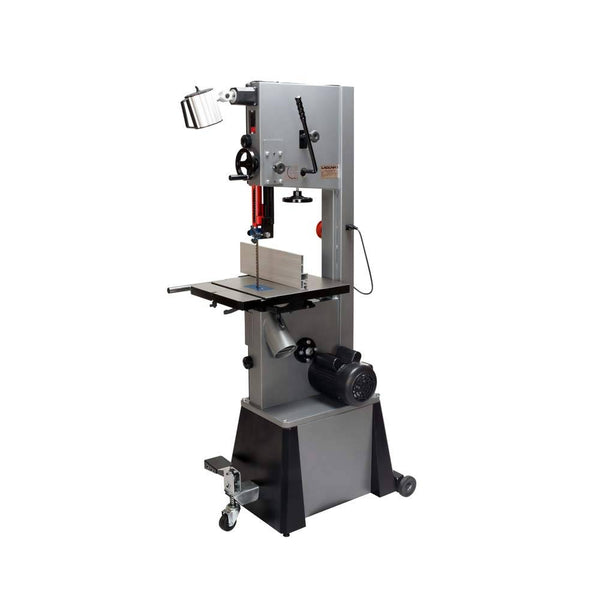 Backview Laguna 14|12 Bandsaw 1.75 HP with Optional Wheel Kit and Light Kit