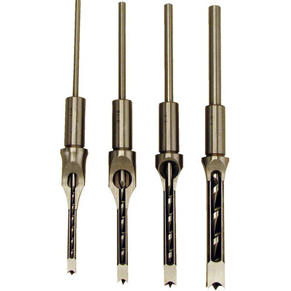 Powermatic Premium Mortising Chisels & Bits (4 Pack)