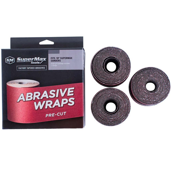 SuperMax 19" Drum Sander Abrasive Wraps (3 Pack)