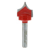 Freud 1/4" Shank Radius V Groove Bits