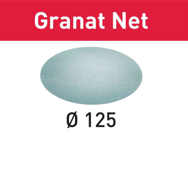 Festool D125 Granat NET Abrasive Discs (50 Pack)