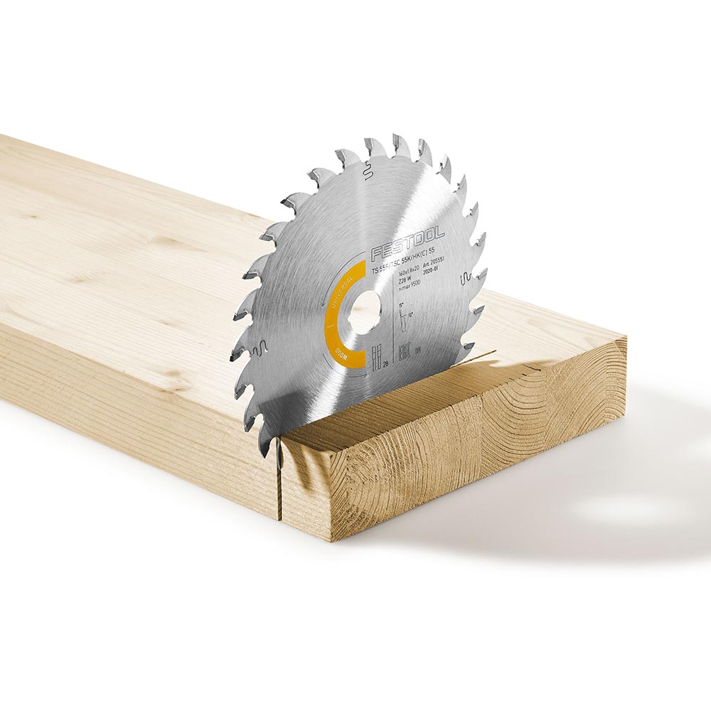 Festool Saw Blade, Wood Universal, 28 Teeth, For TS 55 F / TSC 55 K / HK(C) 55 (1.8 mm Kerf)